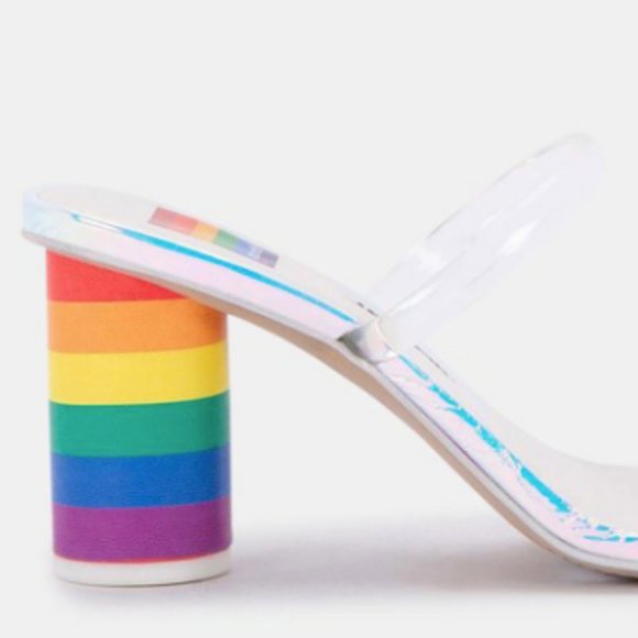 Dolce Vita Rainbow Noles Heels - Picture 5 of 15